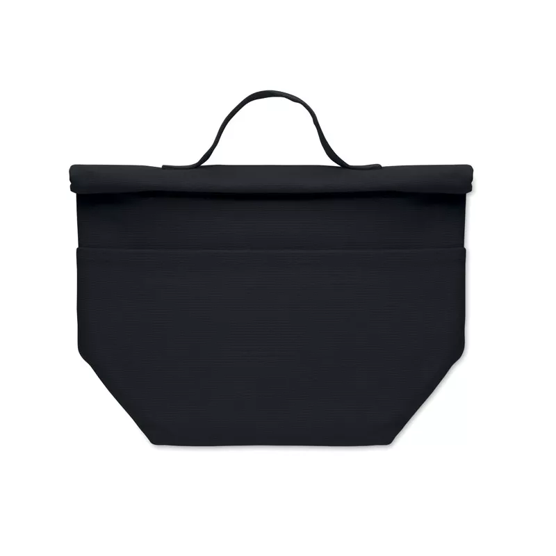 Torba termiczna na lunch z recyklingu RECOBA COLOUR - Czarny (MO2551-03)