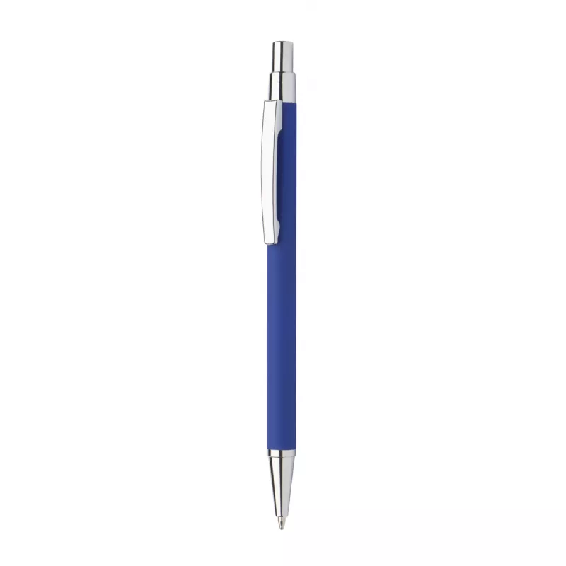 Długopis metalowy z lustrzanym grawerem Chromy - niebieski (AP845173-06)