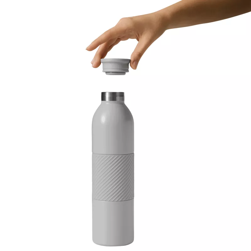 Próżniowa butelka termiczna - szary (56-0304692)