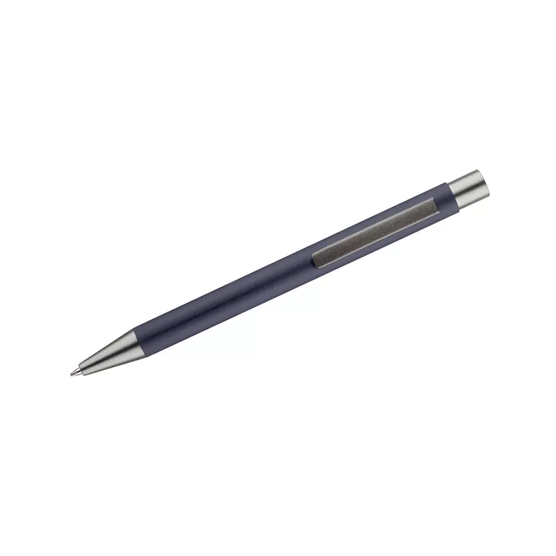 Długopis aluminiowy z gumowaną powierzchnią GOMA - granatowy (19617-06)
