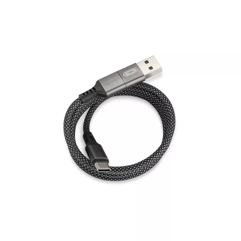 Magnetyczny kabel do ładowania ALEKSA - srebrny (09184-14)