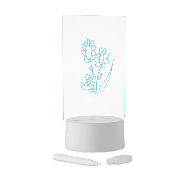 Tablica LED podświetlana z markerem LEDMEMO - Bialy (MO2919-06)