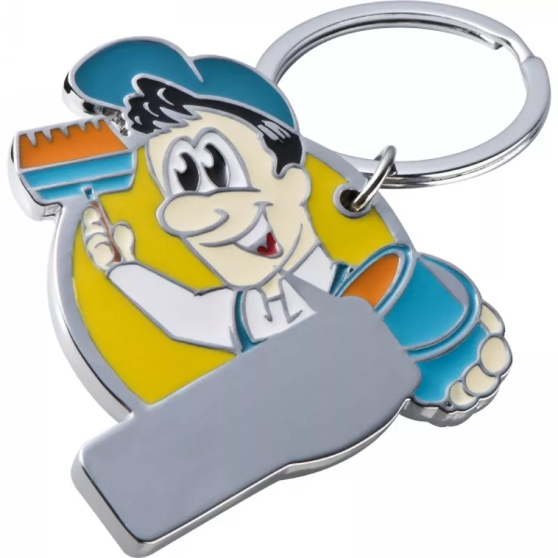 Brelok metalowy CrisMa ROBERT - żółty (9348108)