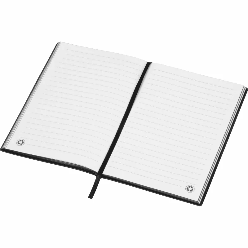 Notatnik A5, kartki w linię, 264 strony, HENRI - czarny (2539403)