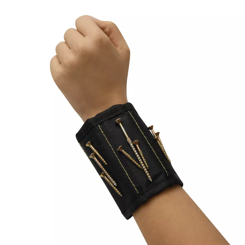 Magnetyczna opaska na nadgarstek - czarny (56-0380010)