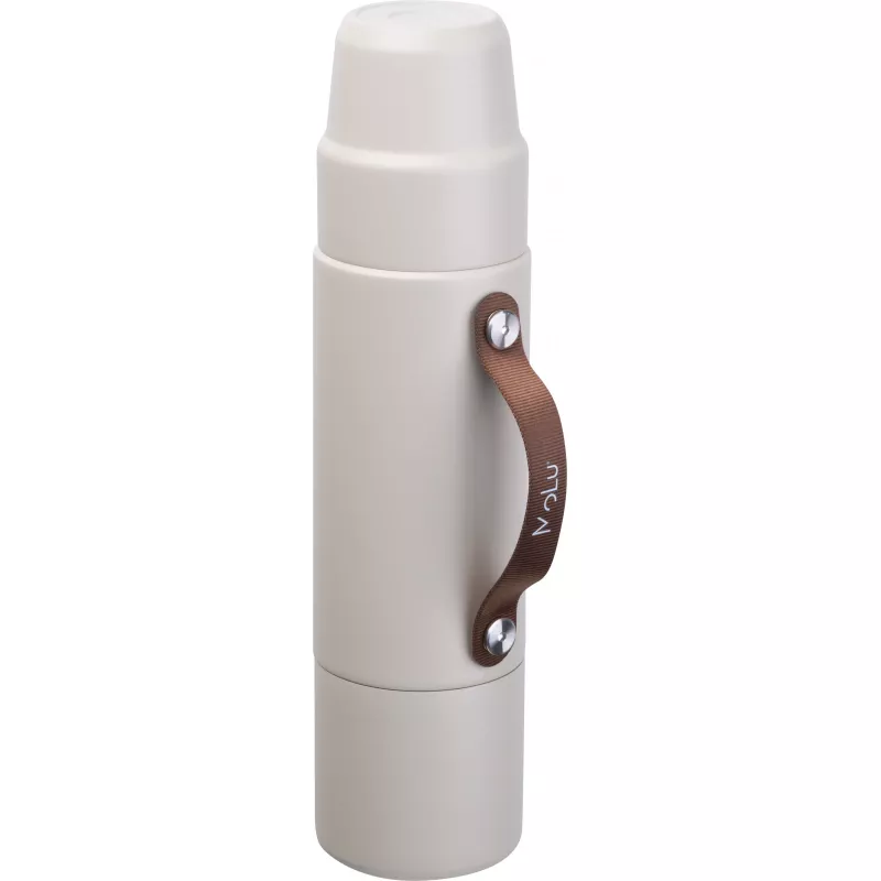 Termos stalowy z recyklingu LE BOURGET MoLu 1000 ml - beżowy (535213)