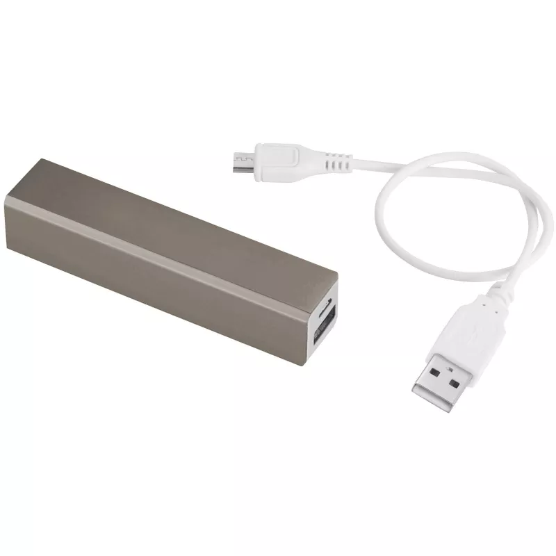 Power bank Volt 2200 mAh - Tytanowy (12349206)