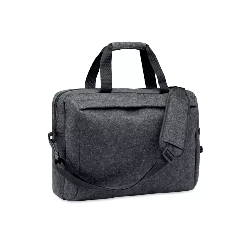 Torba na laptop 15" z filcu RPET PLANA - Kamienny Szary (MO2165-15)