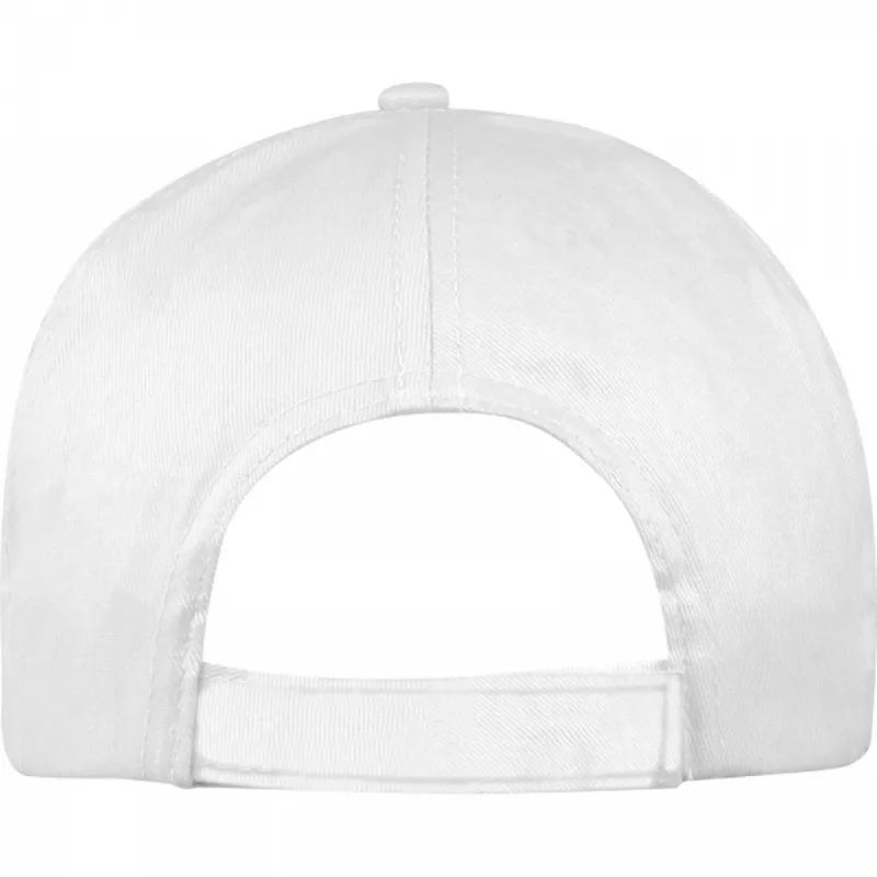 Czapka z daszkiem bawełniana 5 paneli 170g/m2 MEGAN - biały (5246606)