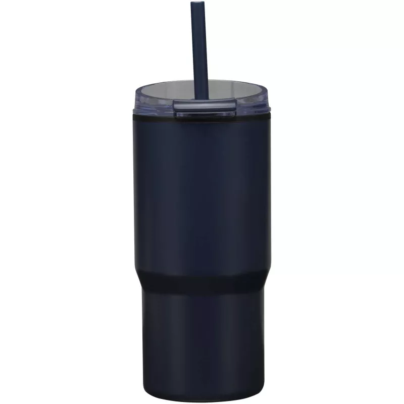 Kubek termiczny Westin o pojemności 540 ml, wykonany z materiałów pochodzących z recyklingu (RCS), z podwójnymi ściankami, ze - Granatowy (10095955)