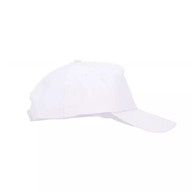 Czapka z daszkiem bawełniana 5 paneli 170g/m2 MEGAN - biały (5246606)