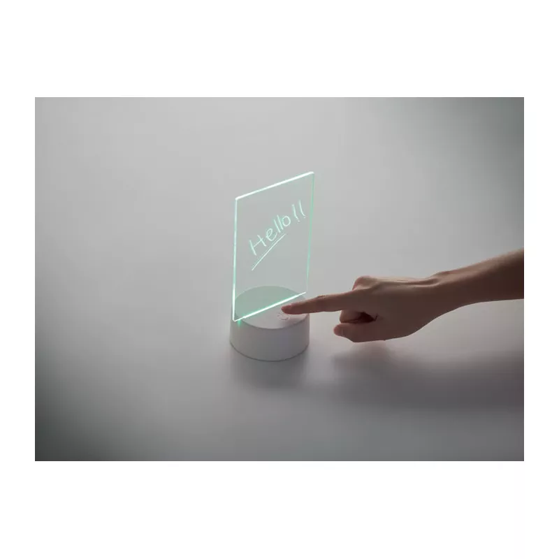 Tablica LED podświetlana z markerem LEDMEMO - Bialy (MO2919-06)