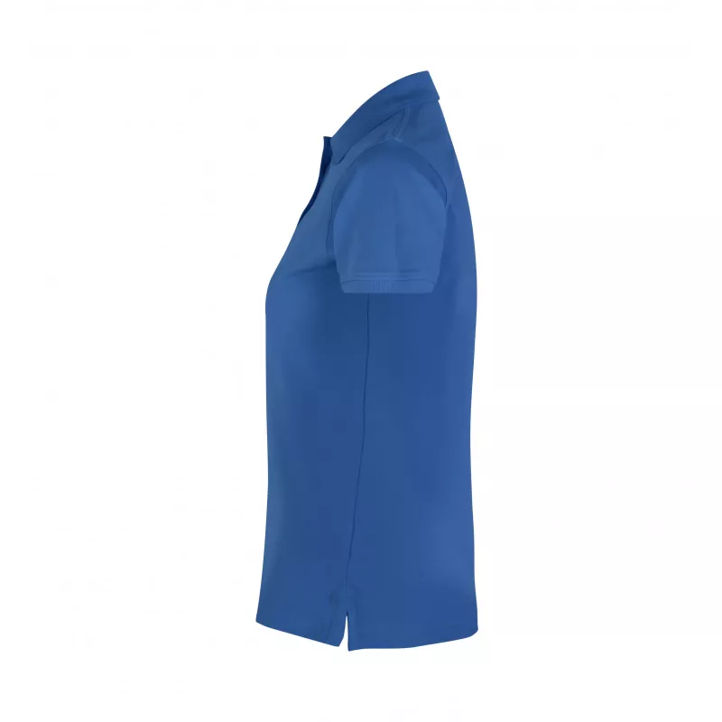 Koszulka bawełniana damska 210 g/m² ID Polo/stretch 527 - Azure (0527-AZURE)