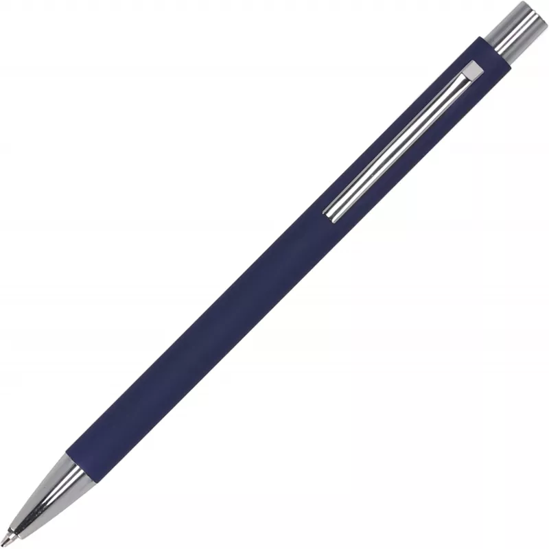 Długopis metalowy soft touch GIORGIO - granatowy (1368044)