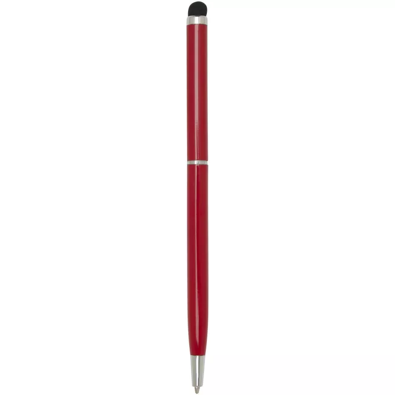 Ore aluminium ballpoint pen with stylus - Czerwony (10625621)