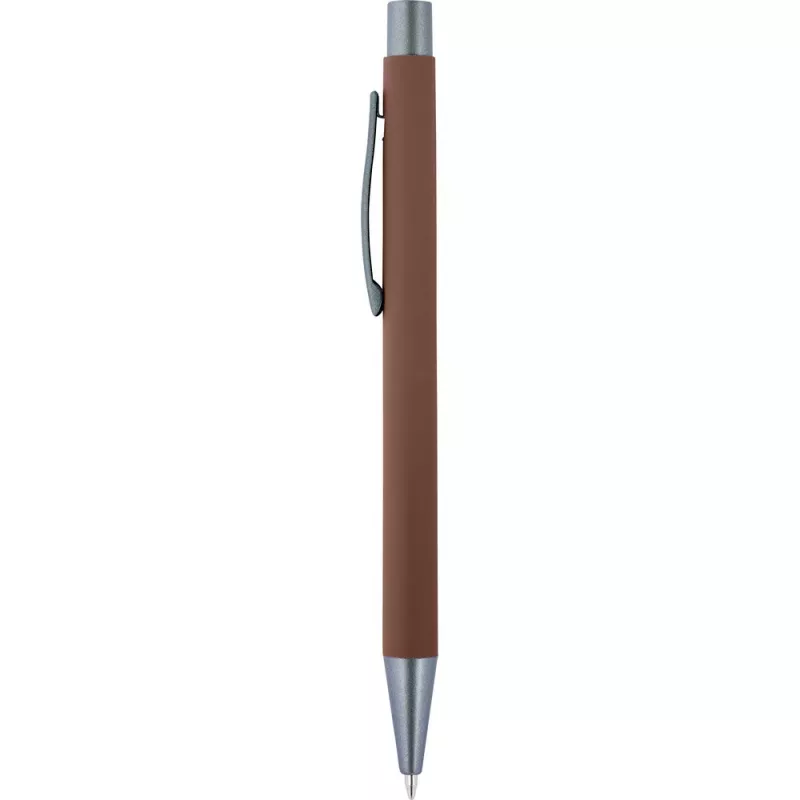 Długopis metalowy z lustrzanym grawerem - brązowy (V1916-16)