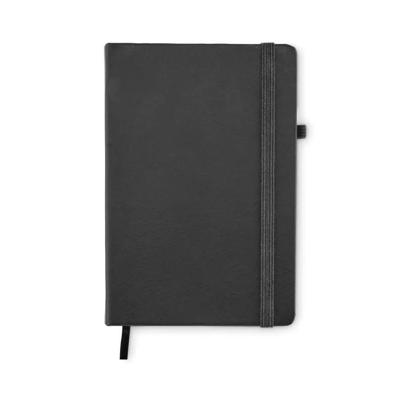 Notes A5 z recyklingu 96 kartek w linię ARPU - Czarny (MO6835-03)