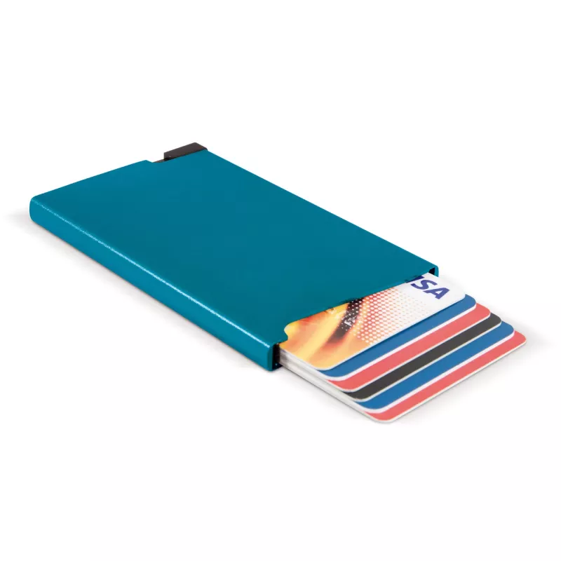 Aluminiowy card-holder - jasnoniebieski (LT91190-N0012)