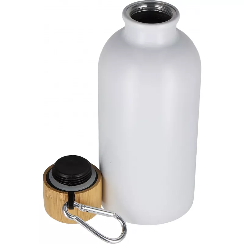 Butelka metalowa 400 ml MARILYN - biały (8497206)