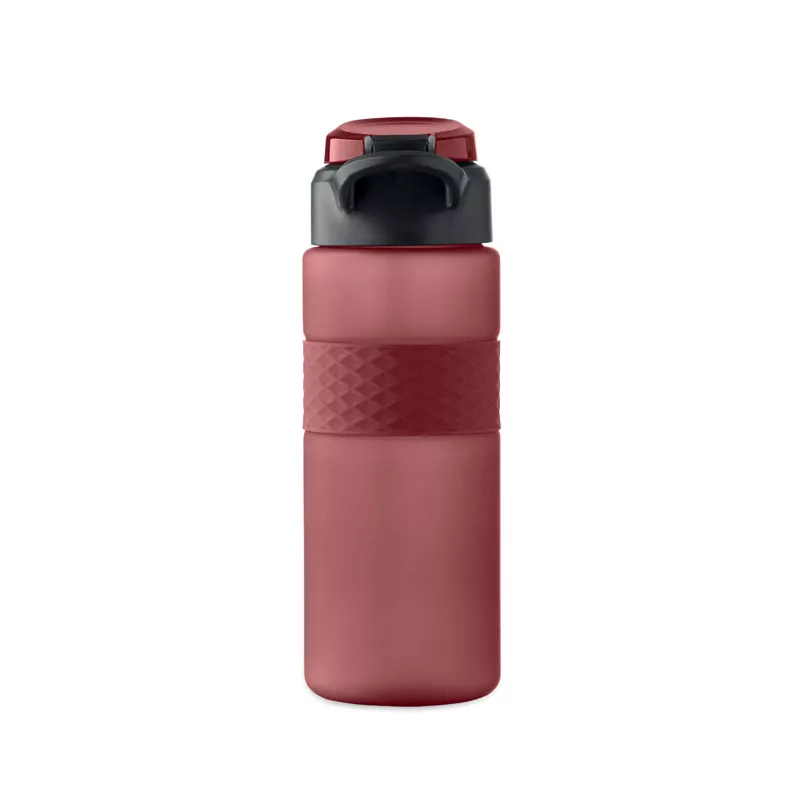 Butelka z RPET ze słomką 700 ml ISJFORDEN - Burgund (MO2755-02)