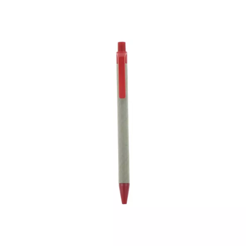 Długopis z kartonu z recyklingu | Nicholas - czerwony (V1470-05)