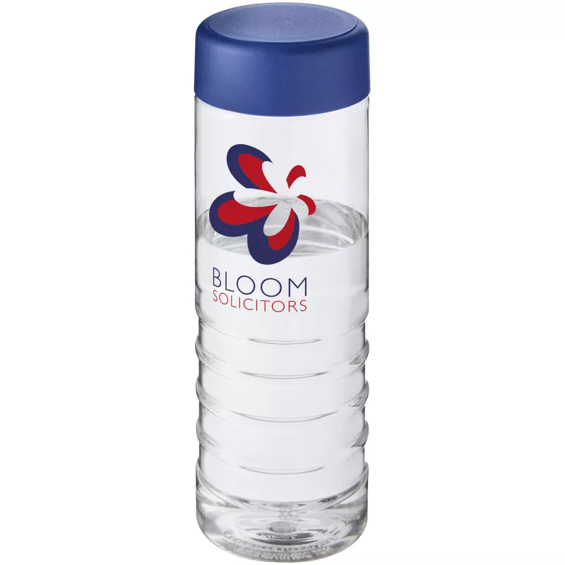H2O Treble 750 ml screw cap water bottle - Niebieski-Przezroczysty (21043401)