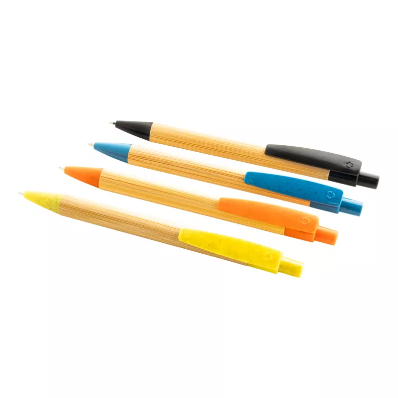 Boothic długopis bambusowy - żółty (AP810427-02)