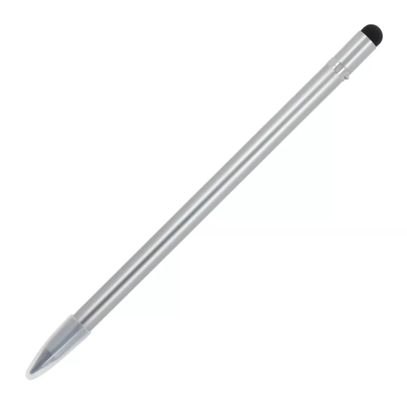 Aluminiowy ołówek o długiej żywotności z gumką - srebrny (LT91599-N0005)