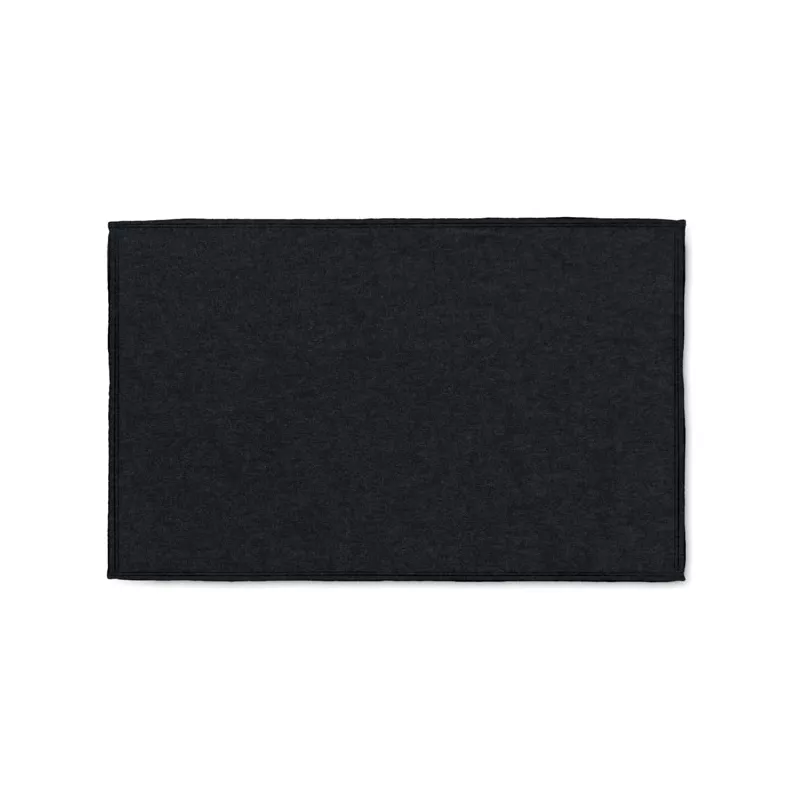 Koc podróżny i poduszka 2 w 1 220 g/m² COZY - Czarny (MO2568-03)