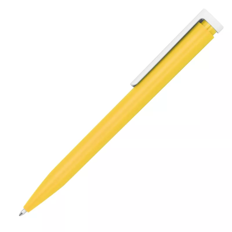 Długopis reklamowy plastikowy 13758 - żółty (1375808)