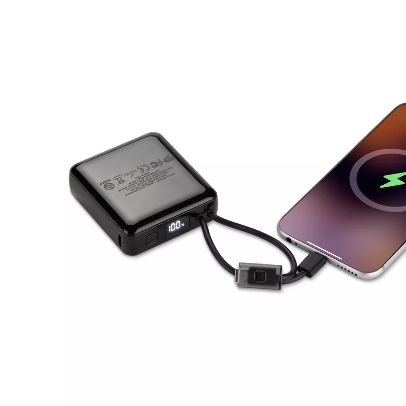 Powerbank LUMERO 10000 mAh 22,5W - czarny (45138-02)