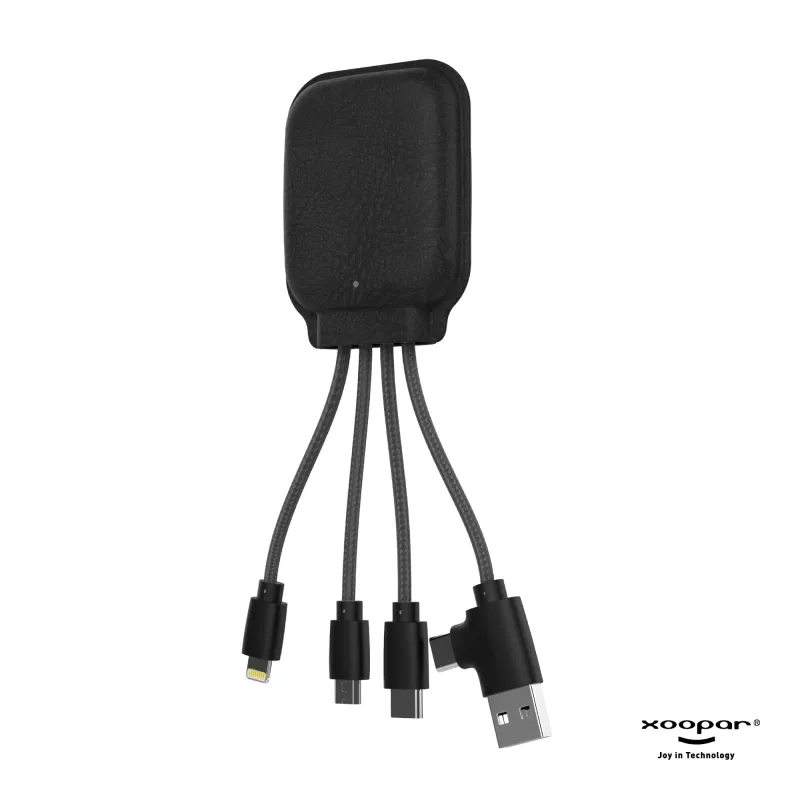 4001 | Xoopar Iné Gamma Charging cable with NFC and 3.000mAh Powerbank - czarny (LT41014-N0002)