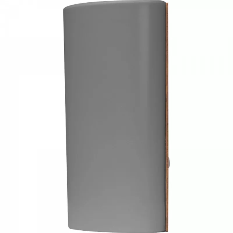 Stojak biurkowy z zegarem STEFANO - szary (2256407)