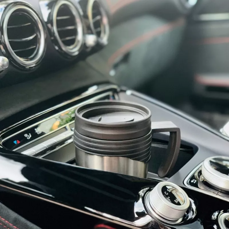 Kubek termiczny 400 ml PIERO - szary (6530007)