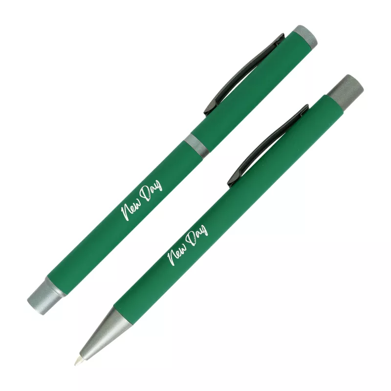 Reklamowy zestaw piśmienniczy Jetmore - zielony (R02312.05.O)