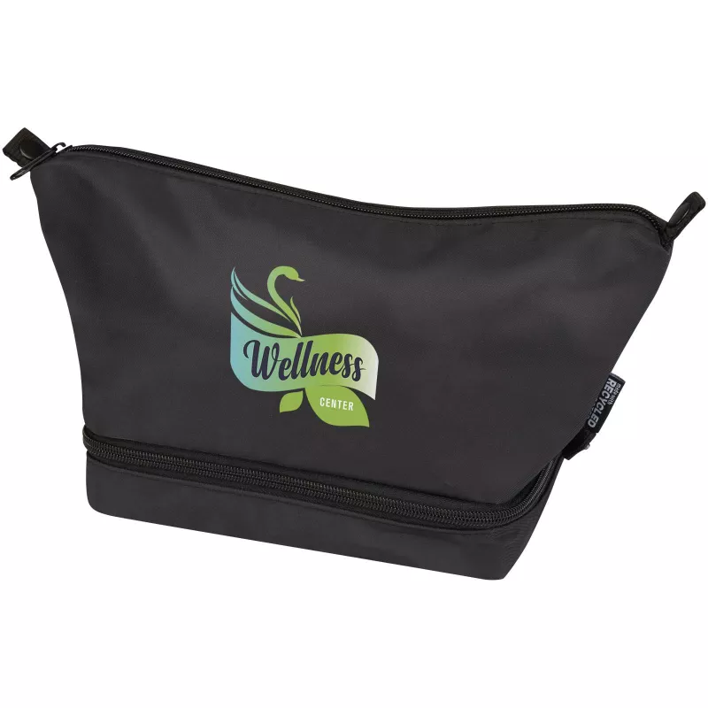 Trip Aware™, kosmetyczka podróżna wykonana z materiałów z recyklingu, 6 l - Czarny (12076690)