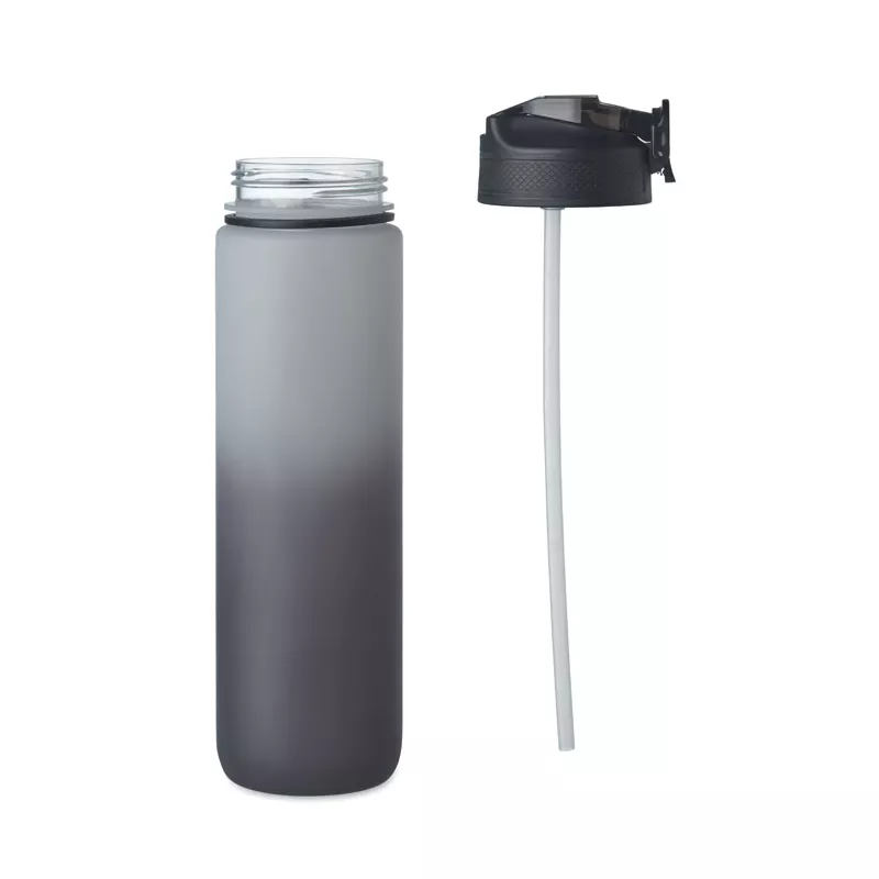 Butelka sportowa RPET 1000 ml ze słomką ACTIVATE - Czarny (MO2489-03)