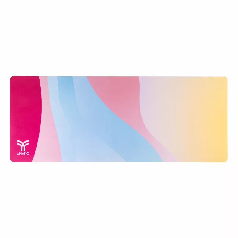 Podkładka na biurko 78 x 30 cm sublimacyjna RPET Subomat XXL  - biały (AP812435-01)