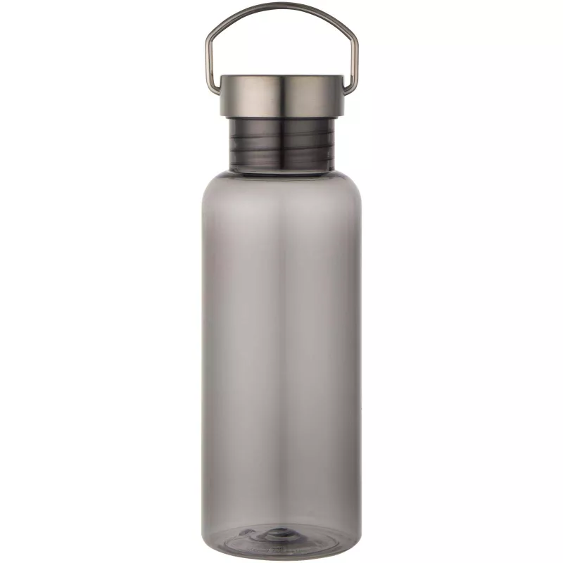 Thor - bidon na wodę wykonany z recyklingowanego tworzywa RPET certyfikowanego standardem RCS, pojemność 600 ml  - Czarny (10095890)