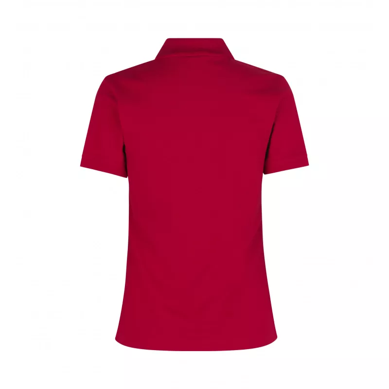 Koszulka bawełniana damska 210 g/m² ID Polo/stretch 527 - Red (0527-RED)