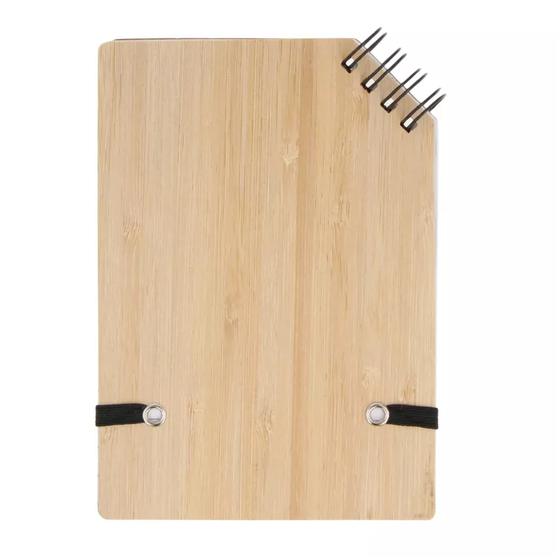 Notatnik bambusowy narożny A6 - naturalny-t (LT92072-N0094)