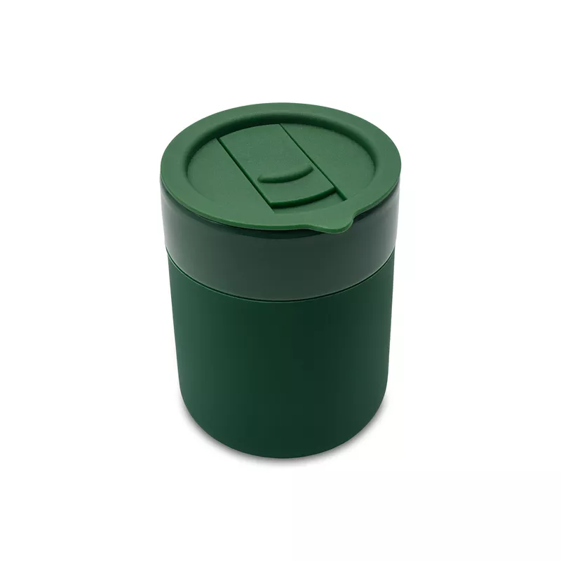 Kubek ceramiczny Caldo 370 ml - ciemny zielony (R85322.51)