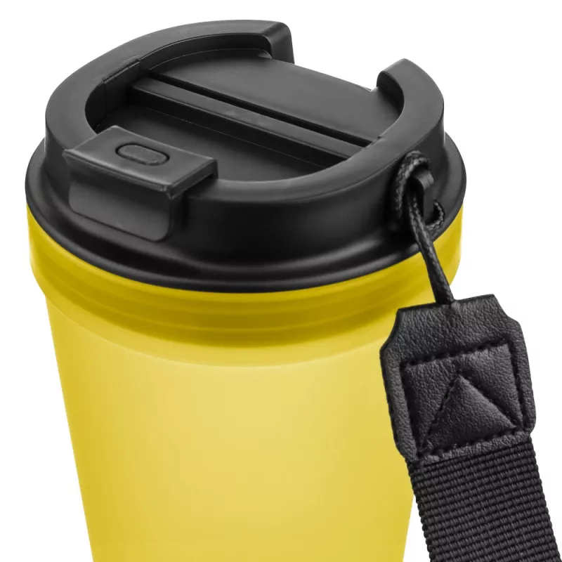 Kubek podróżny 350 ml - żółty (VB287-08)