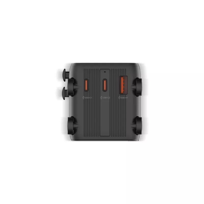 Wózek podróżny Xoopar Luggie GaN z adapterem podróżnym - czarny (LT41033-N0002)