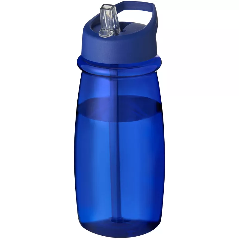 Bidon H2O Pulse o pojemności 600 ml z wieczkiem z dzióbkiem - Niebieski (21088205)