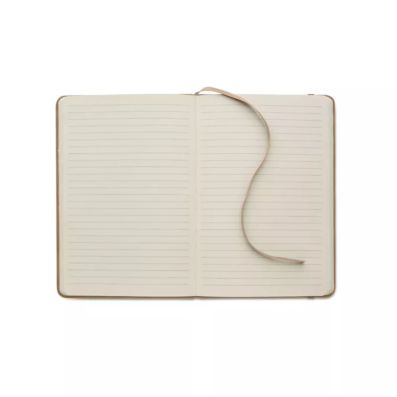 Notes A5 w twardej okładce z PU 80 kartek w linię TINT - Khaki (MO2664-39)