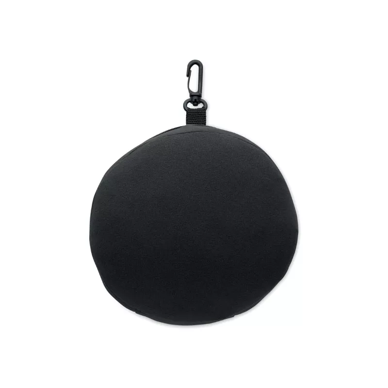 Poduszka podróżna 2 w 1 z maską na oczy SOFT NUIT - Czarny (MO2907-03)