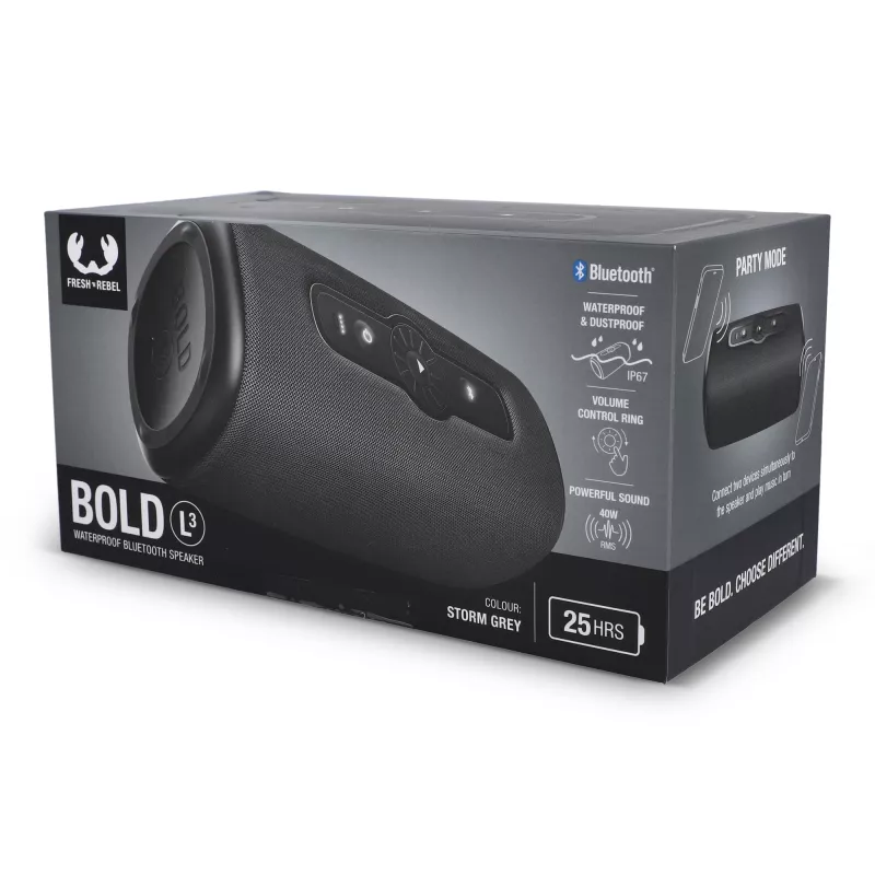 Głośnik Fresh n Rebel Rockbox L3 40 W - ciemnoszary (LT49740-N0060)