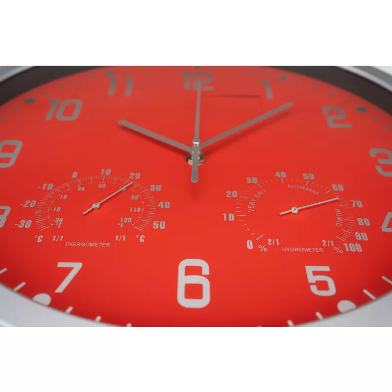 Zegar ścienny CrisMa MALCOLM - czerwony (4123805)