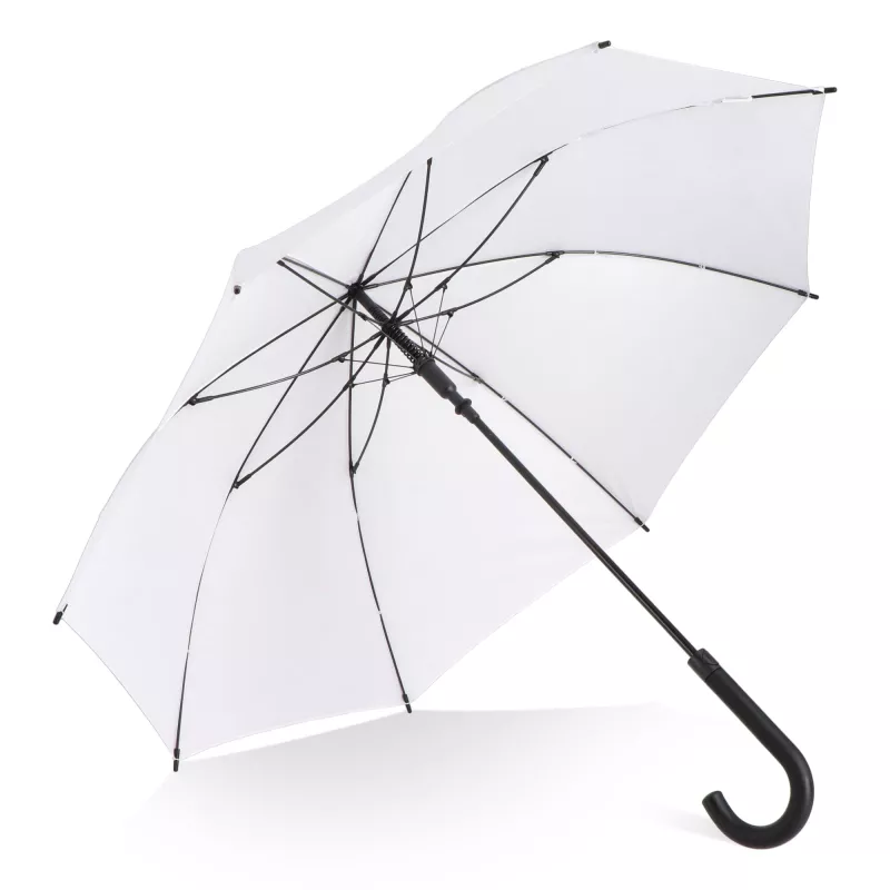 Verdure 190T Pongee 23""Wiatroodporny parasol zuchwytem, automatyczny - biały (LT97119-N0001)